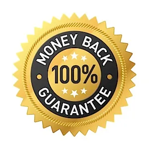 100% money Back Guarantee